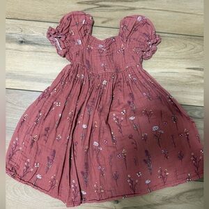 Cotton On Kids - Red Floral Dress Size 6